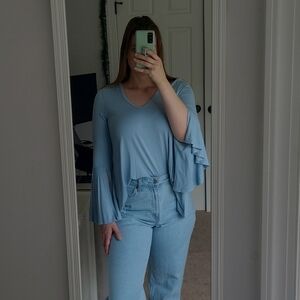 Blue dress Top